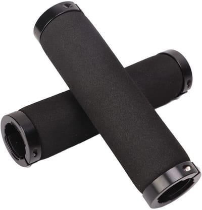 Fietshandvatten - Comfortabele handvatten - Fietsen - Antislip en schokabsorberend - 2.2 cm - Zwart
