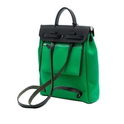 Tweedehands Toile Herbag A Dos Zip Retourne Rugzak