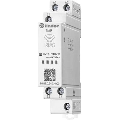 Finder 80.01.0.240.N000 Tijdrelais Multifunctioneel 1 stuk(s) Tijdsduur: 2 s - 24 h 1x wisselcontact
