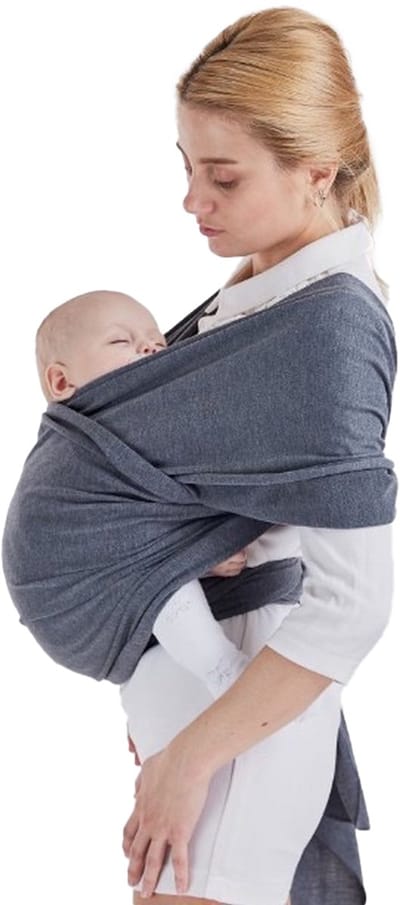 Nixnix® - Baby Draagdoek - Donker Grijs - Schouder drager - Sterk