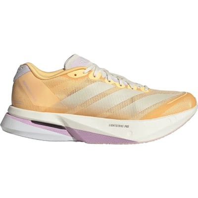 Adidas Adizero Boston 13 Sneakers Dames - Geel - Maat 36 2/3 - Mesh/Synthetisch