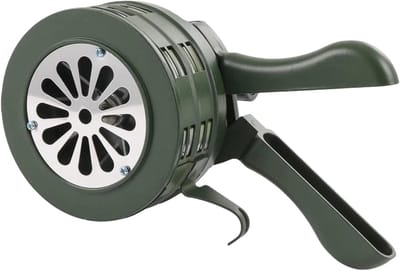Handslinger Sirene - Alarm Hoorn - Noodsituaties Waarschuwen - 110 dB Geluid - Compact Design - Groen