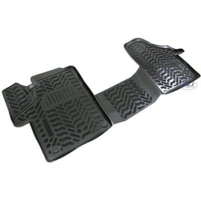 Tapis De Sol En Caoutchouc - J&J AUTOMOTIVE - Mercedes Vito W447 - 3D - Antidérapant - Sur Mesure noir