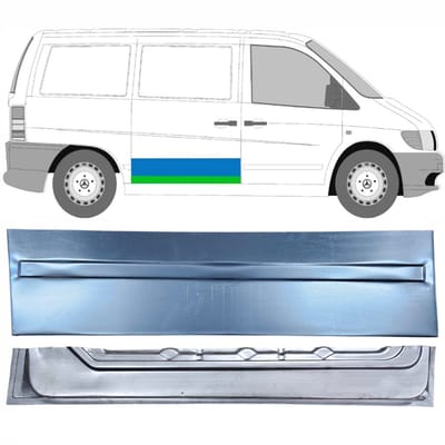 Interne reparatie achterste deuren voor Mercedes Vito I W638 1996-2003 / Rechts
