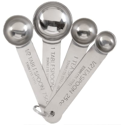 BrandNewCake Maatlepels RVS Set/4