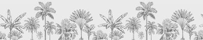 Privacy raamfolie - XL palmbomen - Stickers voor ramen en douchedeuren - 40x200cm