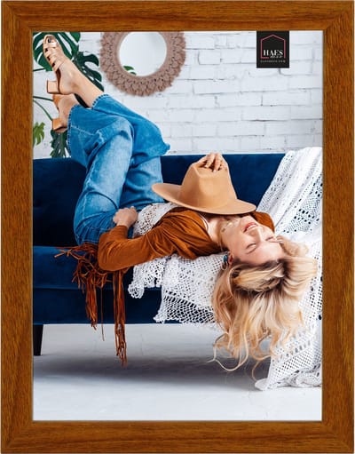 HAES DECO - Houten fotolijst Avignon donkerbruin voor 1 foto formaat 10x15 - SP14915
