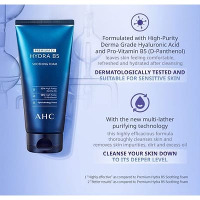 AHC Premium Hydra B5 Mousse Apaisante 180ml