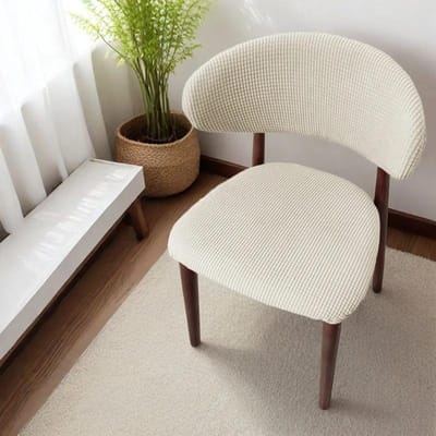 1/2/4/6 stuks Massief Houten Eetkamerstoelhoes Rugleuning Stoelhoezen Kamerstoel Sliphoes voor Kantoor Eettafel Beschermhoes 1PC