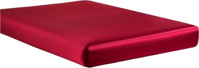 Beauty Silk - Hoeslaken - Glans Satijn - Rood - 90x200