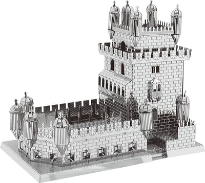 Metalen bouwpakket 3D Model Miniatuur van de Belém Tower (Lissabon)