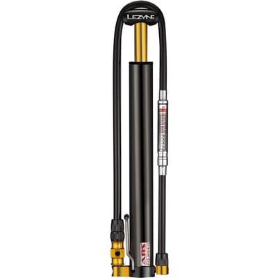 Lezyne Micro Floor Drive HVG - Fietspomp - Combi vloer- en een handpomp - Analoge drukmeter - Tot 6.2 bar - Presta en Schrader ventielen - Aluminium - Zwart