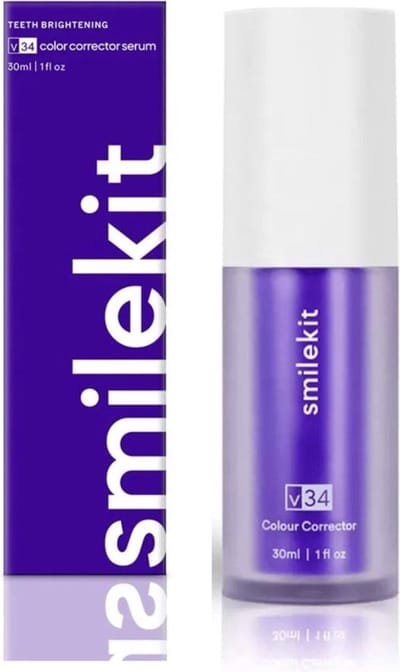 Smilekit V34 Colour Corrector Serum - Witte Tanden - Paarse Tandpasta - Teeth Whitening - Kleurcorrector - Tanden Bleken