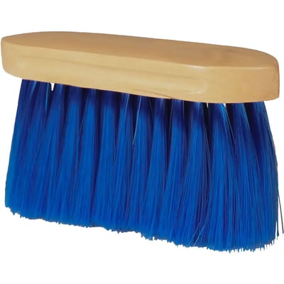 Horka - Paardenborstel Zacht 18 X 8,5 Cm Hout Naturel/blauw