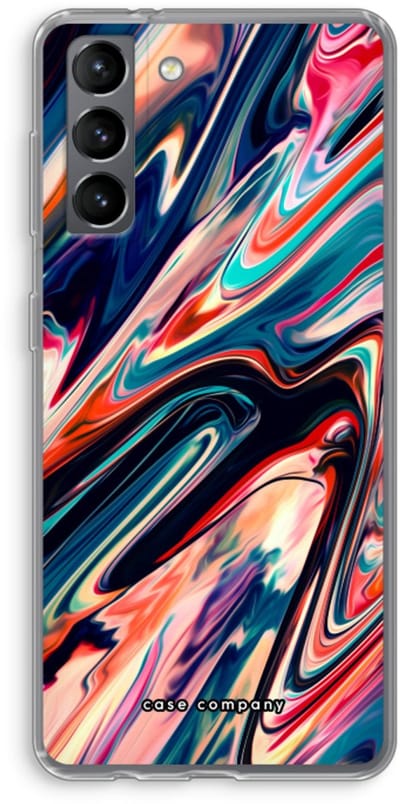 Case Company® - Hoesje geschikt voor Samsung Galaxy S21 hoesje - Quantum Being - Soft Cover Telefoonhoesje - Bescherming aan alle Kanten en Schermrand