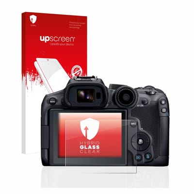 upscreen - Screenprotector voor Canon EOS R7 - Folie Beschermfolie Beschermglas transparant