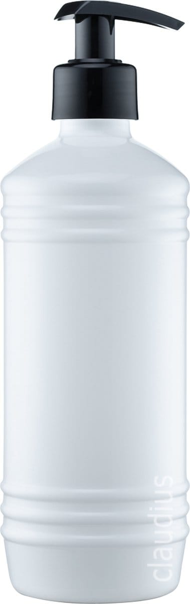 Lege Plastic Fles 500 ml PET wit - met zwarte pomp - set van 10 stuks - Navulbaar - Leeg