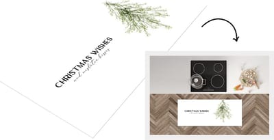 Keukenloper - Loper keuken - Kerst - Versiering - Kerstboom - 120x50 cm - Keukenloper vinyl