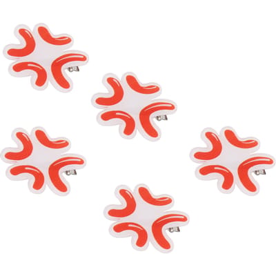 5 stuks Uniek gevormde Haarclip Vrouwen Meisjes Schattig Grappig Haarspeld Haaraccessoires voor Dating Feest #1 white