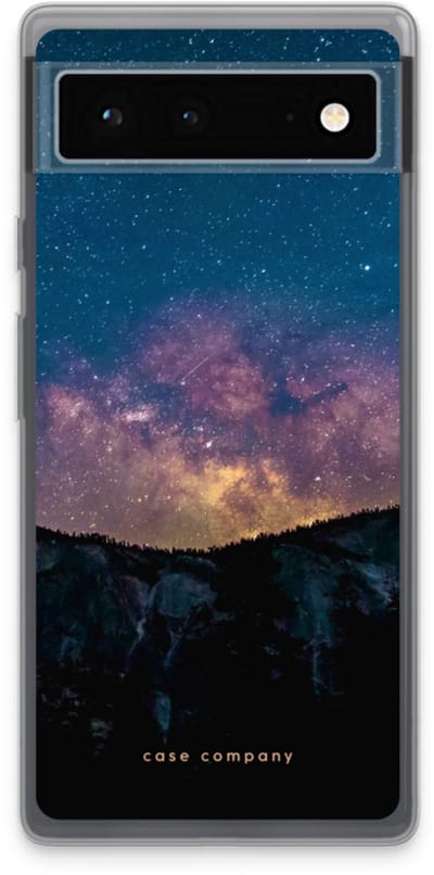 Case Company® - Hoesje geschikt voor Google Pixel 6 hoesje - Travel to space - Soft Cover Telefoonhoesje - Bescherming aan alle Kanten en Schermrand