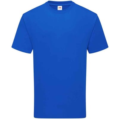Fruit of the Loom Katoenen uniseks T-shirt voor volwassenen (Royaal Blauw)