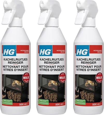 HG kachelruitjesreiniger + Gratis KD spons - 3 stuks