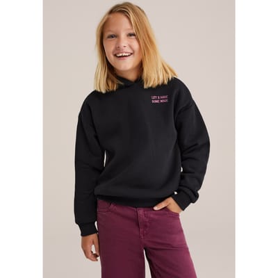 We Fashion Sweater Black Size: 134/140 | Sportswear Outlet | Unisex | Zwart
