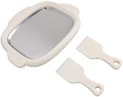 Rolled IJs Machine - IJspret Maker - Desserts Maken - Snelle Koeling - 26 x 20 x 5 cm - Zilver