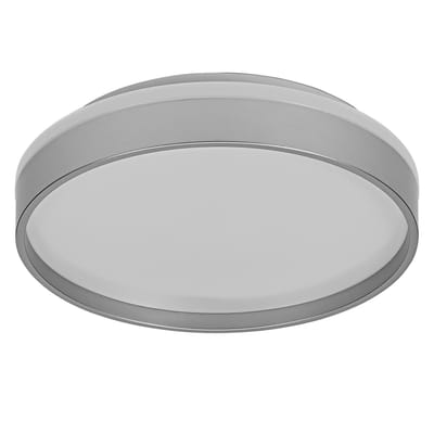 OSRAM ORBIS Gisela LED Plafondlamp 300mm, 16W, 3000K warm wit, Zilver, Metaal met Kunststof ring, IP20