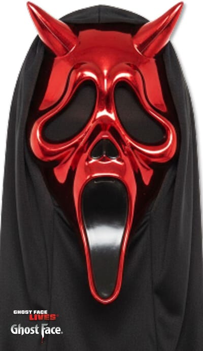 Ghost Face® Scream Chrome Duivel Masker