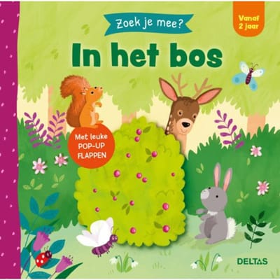 Zoek je mee? In het bos Vriendenboekjes Educatieve boeken (spelletjes en raadsels)