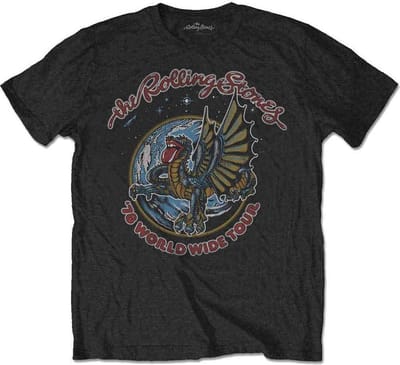 The Rolling Stones - Dragon '78 Heren T-shirt - S - Zwart