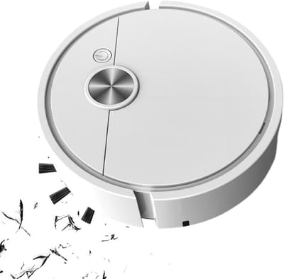 Bureaustofzuiger - Kruimelzuiger Tafel - Bureau Schoonmaken - Intelligente Navigatie - 27.5 cm Lengte - Wit