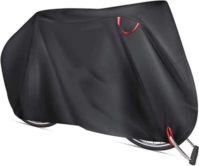 Fietshoes XXL - Waterdichte Fiets Hoes - Met Rode Reflecterende Streep - Outdoor Fiets Bescherming - Sterke 210D Beschermhoes - Voor MTB, Racefiets, Elektrische Fiets - 200 x 70 x 110 cm - Waterdicht
