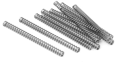 Compressieveer - Drukveer Spiraalveer - Reparaties Uitvoeren - Roestvrij Staal 304 - 40 mm - Zilverkleurig