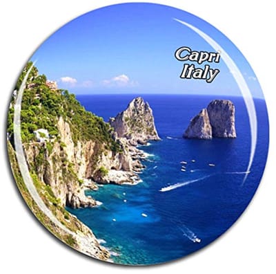 Koelkastmagneet 3D Kristalglas Italië Capri - Toeristisch Souvenir