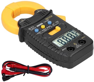 Digitale Klem multimeter - Stroomtester - Elektrische metingen - Automatische bereikfunctie - 500A AC - Zwart