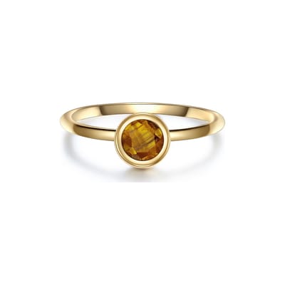 Glanzstücke München Dames-Damesring 925 Zilver Kleur steen 52 Bruin 32021178