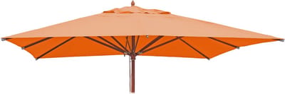 Vervangingshoes voor horeca parasol MCW-C57, parasolhoes, vierkant 3x3m polyester 3kg ~ terracotta