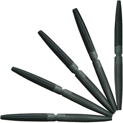 Metaalvijl - Handvijl Dubbelzijdig - Materiaal Bewerken - Dubbelzijdig Grof en Medium - 200 mm - Zwart
