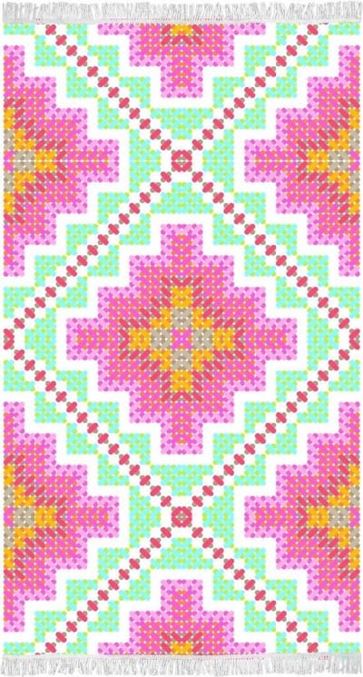 Happiness Ibiza Strandlaken - 100x180cm - 100% Zacht Katoen - Multicolor