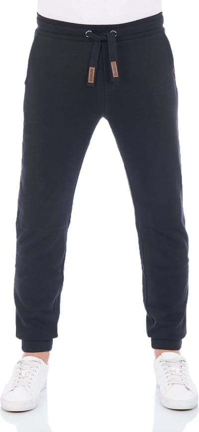 riverso Heren Joggingbroek RIVKasper regular/straight Zwart S Volwassenen Joggingbroek met Trekkoord