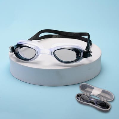 Lunettes de natation correctrices optiques unisexes pour adultes noir