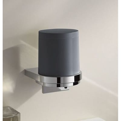 Keuco Collection Moll - Zeepdispenser met houder, 180 ml, antraciet/chroom 12752010101