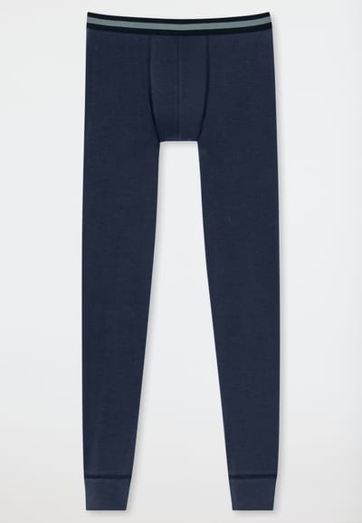 lange onderbroek Organic Cotton donkerblauw - 95/5 140