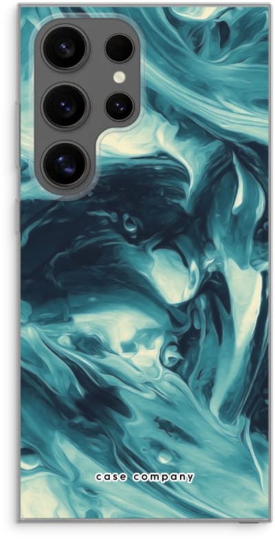 Case Company® - Hoesje geschikt voor Samsung Galaxy S24 Ultra hoesje - Dreaming About Whales - Soft Cover Telefoonhoesje - Bescherming aan alle Kanten en Schermrand