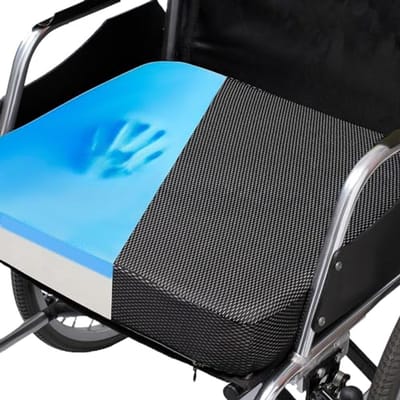 Comfortabel Traagschuim Rolstoelkussen voor Drukverlichting - Zitkussen voor Stoelen en Auto