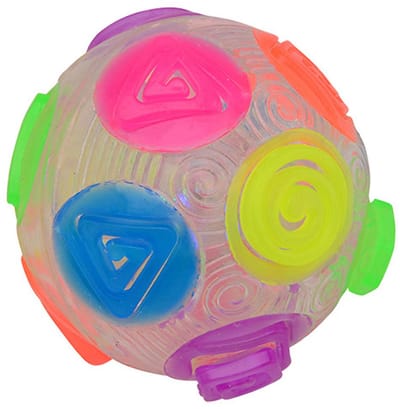 John Toy Crazy flashing stuiterbal Ø8cm