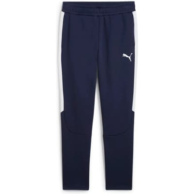 Puma Teamevostripe Sweatbroek Heren - Marine | Maat: M