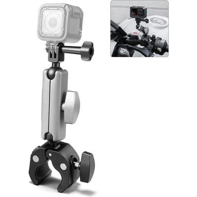 PULUZ PU867B Camera Mounts Klem Mount Fietsstuur Adapter Mount Aluminium 2kg/4.4lbs